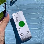 Urban Outfitters  Light Blue Croc Pattern Purse Photo 3