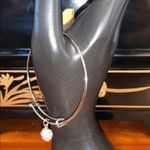 Swarovski Crystal Fireball Bangle Bracelet Silver Photo 6