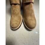 Eileen Fisher Cargo Womens 8 Shoes Brown Suede Wedge Heel Side Zip Ankle Bootie Photo 3