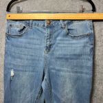 Ci Sono  Jeans‎ 15/32 High Rise Distressed Raw Hem Ankle Skinny Medium Wash Denim Photo 1
