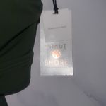 Shade & Shore  Women's Longline Keyhole Underwire Bikini Top 36D Green Photo 4