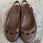 Crocs  sling back ballet flat waterproof durable women’s size 8 brown casual Photo 1
