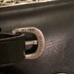 Brighton Vintage Black Leather Crossbody Celtic Bag Photo 3