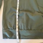 Darling Brand Ruffle Crewneck Sweater Sweatshirt Olive Green XS X Photo 6