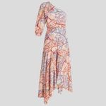 Veronica Beard  Kimber silk midi Dress in Multi Photo 5