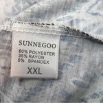 Unbranded Xxl Tribal Print Notched V Photo 8