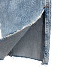 ZARA Straight Leg High Rise Frayed Hem Jeans Photo 9