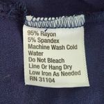 True Craft  Navy High Low Dyed Knit Skirt NWT Size Small Blue Dyed Boho Skirt Photo 7