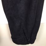 BLANK NYC Women’s Black Faux Suede Shimmer Ankle Pants Photo 3