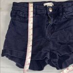 H&M  Black Jean Shorts High-Waisted Denim Photo 4