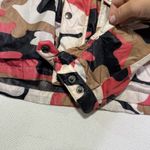 Mast & Harbour Camo Print Jacket Lightweight Full Zip Women's L Windbreaker Red Size L Photo 2