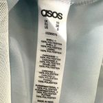 ASOS Silver Holographic Sleeveless Fit & Flare Party Dress Size 6 Photo 8