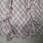 Victoria's Secret New! *flawed" Plaid Ruffle Cottage Coquette Midi Dress Photo 6