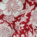 Alix Of Bohemia Tuesday Midi Dress Red Ruby Floral Cotton Size XS Photo 11