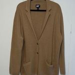 Lands End Long Sleeve Women’s Button Up Beige Cardigan T26* 42525 Tan Size XL Photo 0