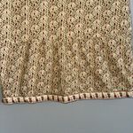 Sundance  100% Cotton Peplum Blouse Women’s Size S Yellow Red Top Shirt V-neck Photo 5