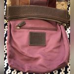 Coach Patchwork Madras Crossbody Shoulder Bag Adjustable Strap Vintage Duffle Photo 8
