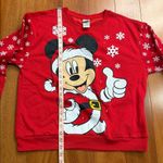 Disney  Mickey Mouse Light Up Ugly Sweater Christmas Sweatshirt Size L Photo 8