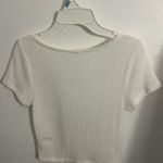 Target Colsie White Ribbed Tee Photo 1