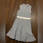 Shoshanna Salome Shirtdress  geometric  blue formal event designer fall $459 8 Photo 8