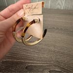 Kenneth Jay Lane Couture Shopbop Gold/Tortoise Post Hoop Earrings Gold Photo 7