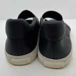 Vince Kirkland slip on low top black leather skate sneakers casual size 8.5 Photo 3
