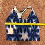 Free People Movement Synergy Sports Bra Womens S Blue Floral Tie Dye Racerback Photo 7