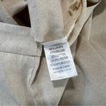 Faeriesty‎ Wide Leg High Rise Beige Linen Blend Side Zip Pants Size 2X Tan Photo 9