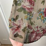 H.I.P. Multicolor Floral Ruffle Blouse Size M Photo 3