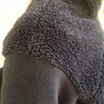 Zella  Sherpa Half Zip Black Jacket with Pockets Women's Size Small Photo 4