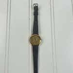 Vintage Gold U.S.A Coin Quartz Watch with Brown Leather Strap Photo 1