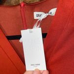 Grace Karin NWT Red Cap Sleeve Tie Waist Midi Cocktail Dress Women's Size Large Photo 4