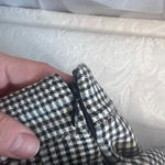 Free Assembly Pleated Neutral Plaid Cotton Skirt with Pockets Size 4 Black Photo 3