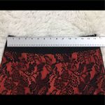 The Limited  Orange Black Lace Skirt 2 Photo 2