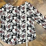 Loft Outlet Floral Petite Blouse LP Photo 6
