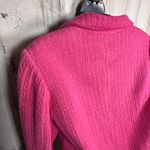 Talbots Cable Knit 100% Wool Blazer – Magenta Jacket XL – Classic – MSRP $229 Photo 3