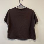  crop top! Adidas black & white logo crop top t shirt women’s size large! Photo 3