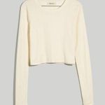 Madewell  Fine Ribbed Supercrop Crewneck Long Sleeve Tee Photo 0