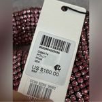 Olga Berg Polly Crystal Clutch Shoulder Bag, Pink, NWT Pink Photo 9