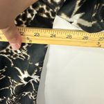 East 5th East 5th Blouse Womens XL Green Black Animal Print Embellished Neck Y2K Preppy Photo 5