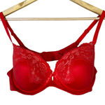 Maidenform Comfort Devotion Your Lift Push-Up Bra Womens 36C Hot Pink Lace Lined Photo 0