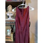 retrofete Julia Silk Draped Open Back Maxi Dress Port Womens Size Medium Red Photo 6