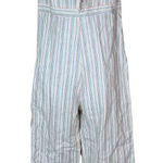 Olivaceous  linen blend jumpsuit‎ Photo 0