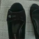 Franco Sarto WOMEN'S "MAIDEN" WEDGE-PUMP BLACK SUEDE US SIZE 6 MEDIUM Photo 3