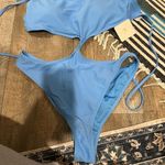 Fabletics  Cutout One-Piece Swimsuit Women’s Blue Island Resort NEW Photo 9