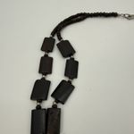 Unbranded Brown Rectangle Beaded Hip Waist Belt Adjustable Boho Y2k Style Photo 1