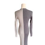 STAUD - Shoko Sweater Dress Gray Colorblock Midi Sz M Photo 5