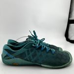 Merrell  Vapor Glove 3 Trail Running Shoe Barefoot Lace Up Vibram Baltic Blue 9.5 Photo 2
