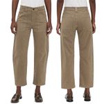 Madewell Non Denim Utility Darted Barrel Pants in Safari Khaki Women’s 25 Petite Photo 1