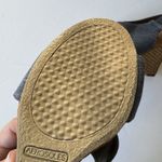 Aerosoles | "Coco Plush" Women's Denim Blue Wedge Weave Sandals Size 9 Rattan Photo 6